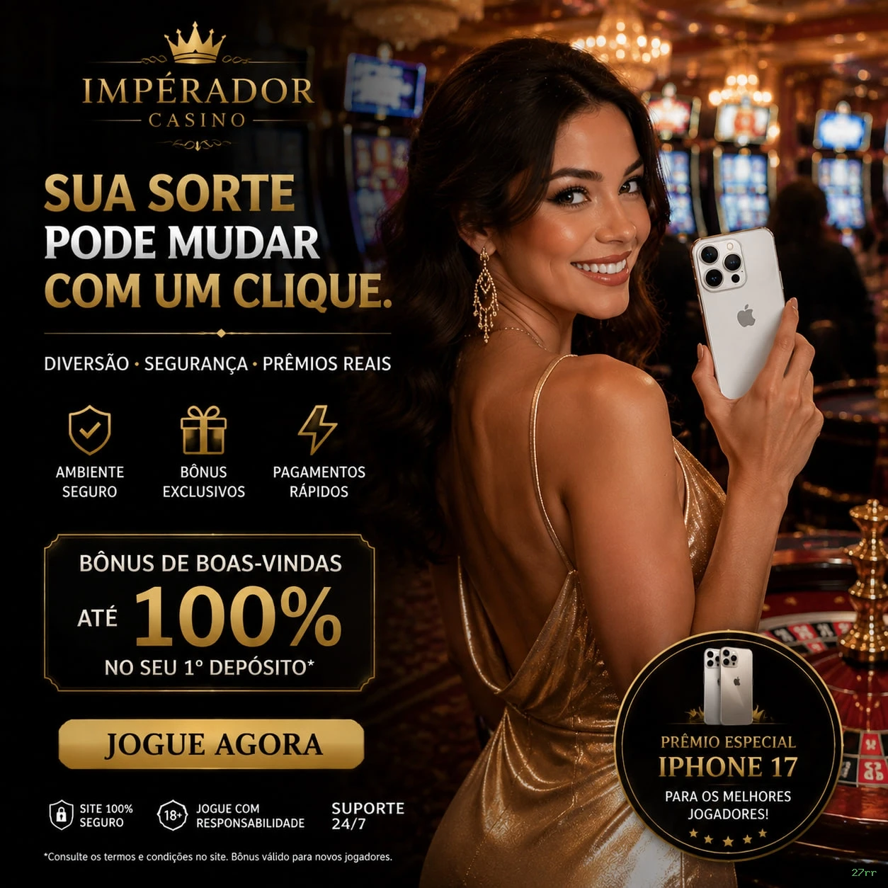 Canal oficial da 27rr no Telegram